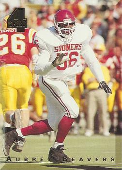 #101 Aubrey Beavers - Oklahoma Sooners / Miami Dolphins - 1994 Classic Four Sport