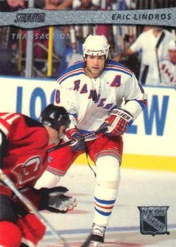 #101 Eric Lindros - New York Rangers - 2001-02 Stadium Club Hockey