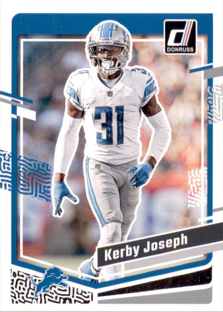 #101 Kerby Joseph - Detroit Lions - 2023 Donruss Football