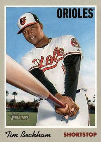 #101 Tim Beckham - New York Yankees - 2019 Topps Heritage Baseball