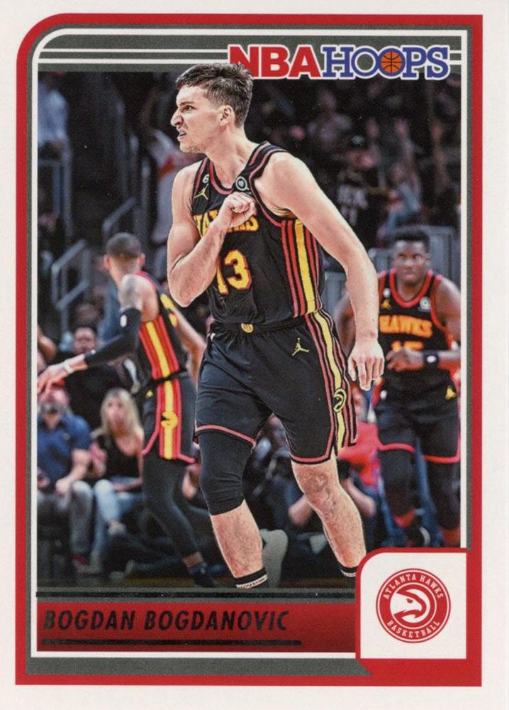 #101 Bogdan Bogdanovic - Atlanta Hawks - 2023-24 Hoops Basketball