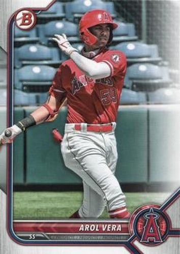 #BP-101 Arol Vera - Los Angeles Angels - 2022 Bowman - Prospects Baseball