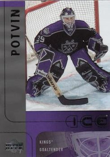 #101 Felix Potvin - Los Angeles Kings - 2001-02 Upper Deck Ice Hockey