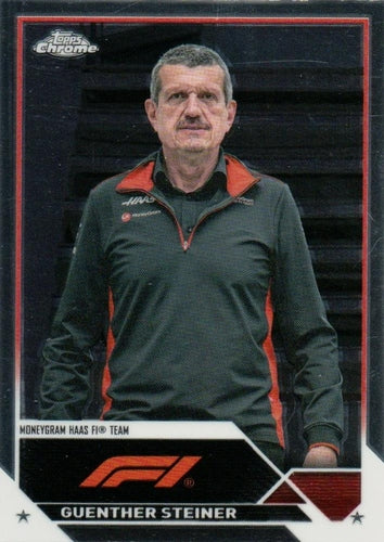 #101 Guenther Steiner - Haas F1 Team - 2023 Topps Chrome Formula 1 Racing