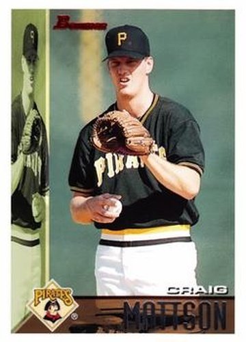 #101 Craig Mattson - Pittsburgh Pirates - 1995 Bowman Baseball