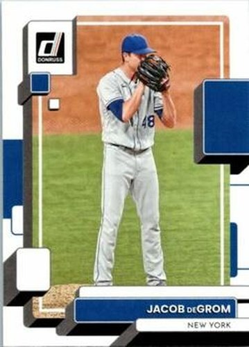 #101 Jacob deGrom - New York Mets - 2022 Donruss Baseball