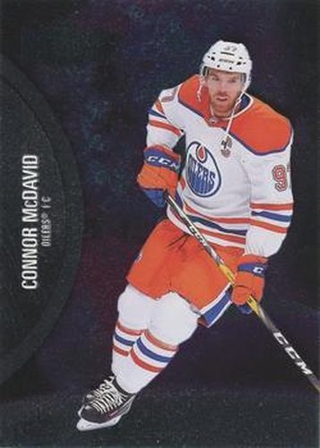 #101 Connor McDavid - Edmonton Oilers - 2021-22 Skybox Metal Universe Hockey