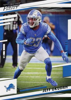 #101 Jeff Okudah - Detroit Lions - 2022 Panini Prestige Football