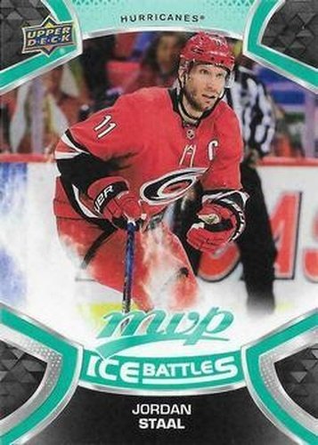 #101 Jordan Staal - Carolina Hurricanes - 2021-22 Upper Deck MVP - Ice Battles Hockey