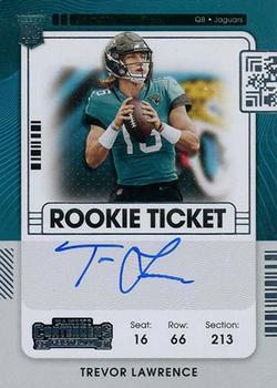 #101 Trevor Lawrence - Jacksonville Jaguars - 2021 Panini Contenders Football