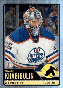 #101 Nikolai Khabibulin - Edmonton Oilers - 2012-13 O-Pee-Chee - Rainbow Hockey