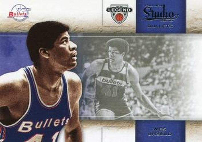 #101 Wes Unseld - Baltimore Bullets - 2009-10 Panini Studio Basketball