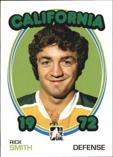 #101 Rick Smith - California Golden Seals - 2009-10 In The Game 1972 The Year In Hockey