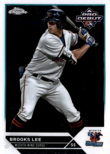 #PDC-101 Brooks Lee - Wichita Wind Surge - 2023 Topps Pro Debut - Chrome Baseball