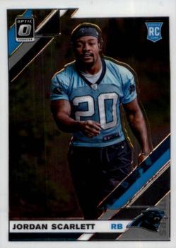#102 Jordan Scarlett - Carolina Panthers - 2019 Donruss Optic Football