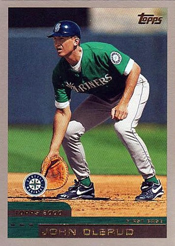 #T102 John Olerud - Seattle Mariners - 2000 Topps Traded & Rookies Baseball