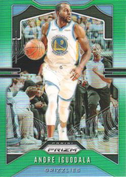 #102 Andre Iguodala - Memphis Grizzlies - 2019-20 Panini Prizm - Prizms Green Basketball