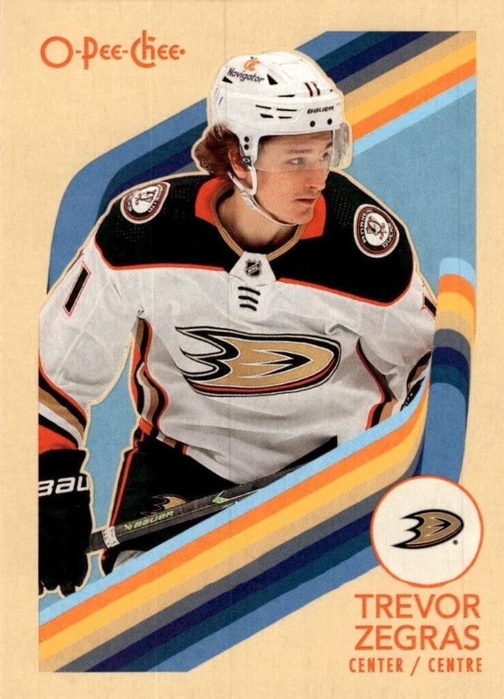 #102 Trevor Zegras - Anaheim Ducks - 2023-24 O-Pee-Chee - Retro Hockey