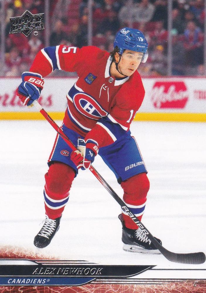 #102 Alex Newhook - Montreal Canadiens - 2024-25 Upper Deck Hockey