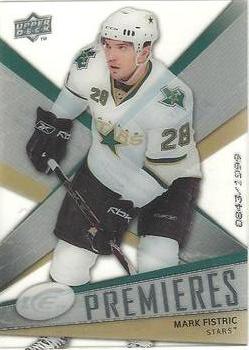 #102 Mark Fistric - Dallas Stars - 2008-09 Upper Deck Ice Hockey