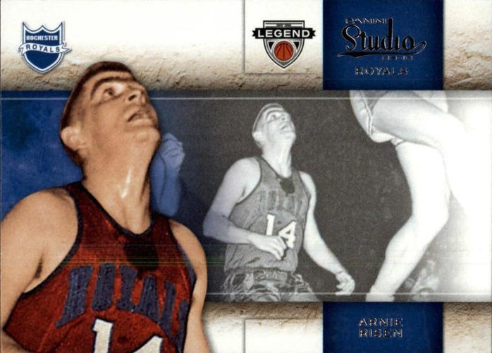 #102 Arnie Risen - Rochester Royals - 2009-10 Panini Studio Basketball