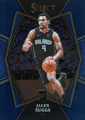 #102 Jalen Suggs - Orlando Magic - 2021-22 Panini Select - Blue Basketball