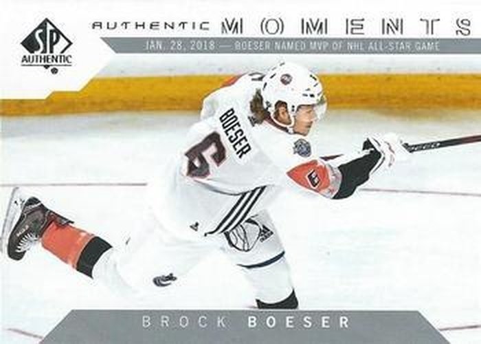 #102 Brock Boeser - Vancouver Canucks - 2018-19 SP Authentic Hockey