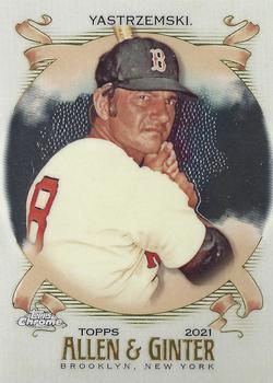 #102 Carl Yastrzemski - Boston Red Sox - 2021 Topps Allen & Ginter Chrome Baseball