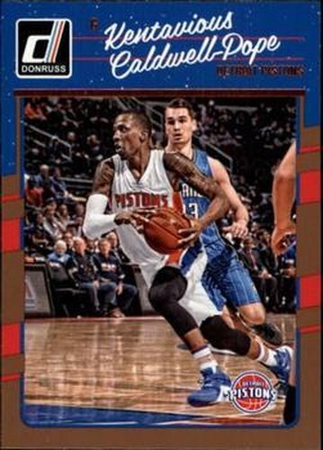 #102 Kentavious Caldwell-Pope - Detroit Pistons - 2016-17 Donruss Basketball