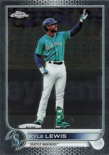 #102 Kyle Lewis - Seattle Mariners - 2022 Topps Chrome Baseball