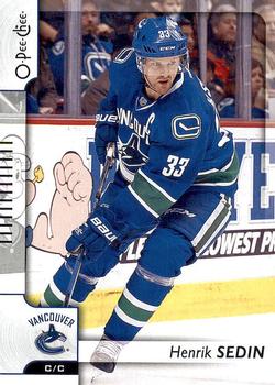 #102 Henrik Sedin - Vancouver Canucks - 2017-18 O-Pee-Chee Hockey