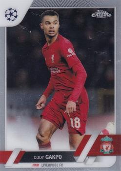 #102 Cody Gakpo - Liverpool - 2022-23 Topps Chrome UEFA Club Competitions Soccer