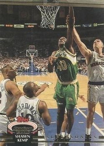 #102 Shawn Kemp - Seattle SuperSonics - 1992-93 Stadium Club Basketball