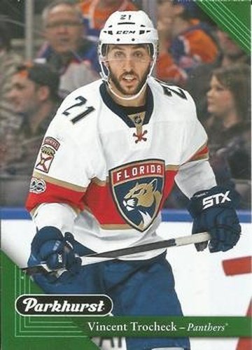#102 Vincent Trocheck - Florida Panthers - 2017-18 Parkhurst Hockey