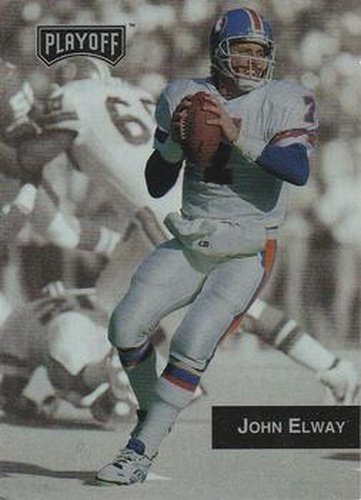 #102 John Elway - Denver Broncos - 1993 Playoff Football
