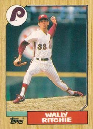 #103T Wally Ritchie - Philadelphia Phillies - 1987 Topps Traded Baseball