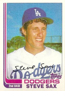 #103T Steve Sax - Los Angeles Dodgers - 1982 Topps Traded Baseball