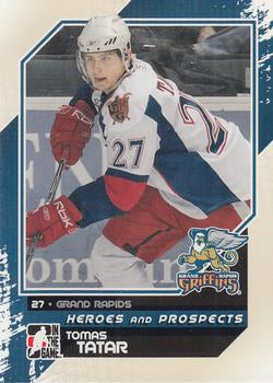 #103 Tomas Tatar - Grand Rapids Griffins - 2010-11 In The Game Heroes and Prospects Hockey