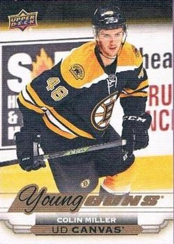 #C103 Colin Miller - Boston Bruins - 2015-16 Upper Deck - UD Canvas Hockey