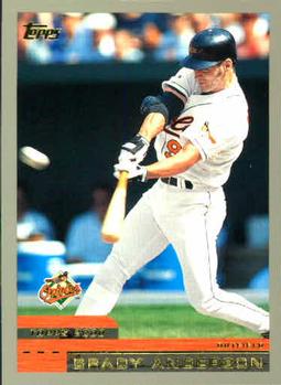 #103 Brady Anderson - Baltimore Orioles - 2000 Topps Baseball