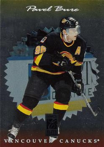 #103 Pavel Bure - Vancouver Canucks - 1996-97 Donruss Elite Hockey