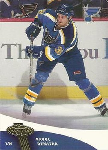 #103 Pavol Demitra - St. Louis Blues - 2000-01 Upper Deck Heroes Hockey