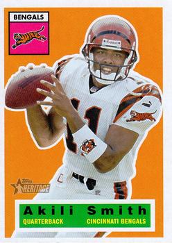 #103 Akili Smith - Cincinnati Bengals - 2001 Topps Heritage Football