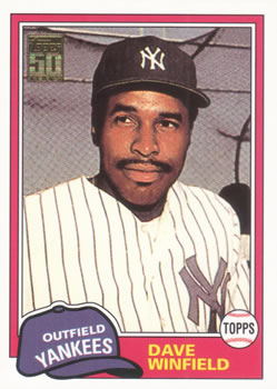 #T103 Dave Winfield - New York Yankees - 2001 Topps Traded & Rookies Baseball
