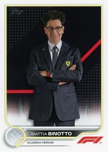 #103 Mattia Binotto - Scuderia Ferrari - 2022 Topps Formula 1 Racing