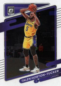 #103 Talen Horton-Tucker - Los Angeles Lakers - 2021-22 Donruss Optic Basketball