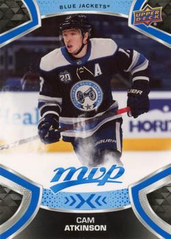 #103 Cam Atkinson - Columbus Blue Jackets - 2021-22 Upper Deck MVP - Blue Hockey