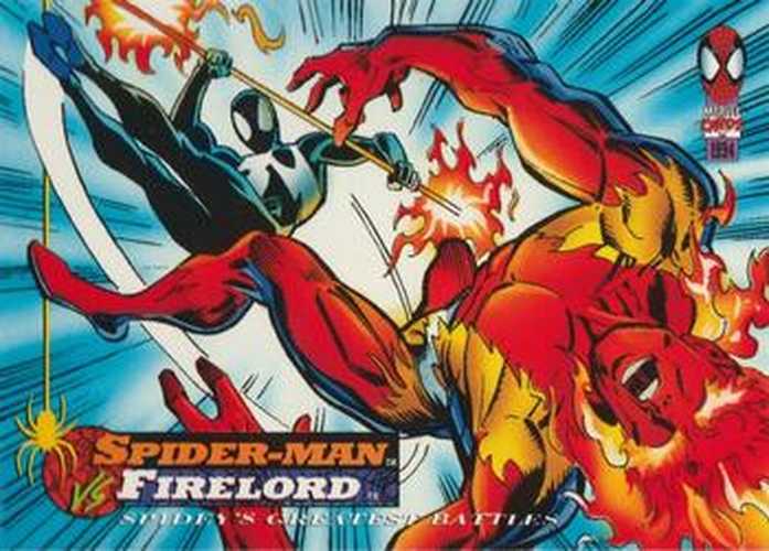 #103 Spider-Man vs. Firelord - 1994 Fleer The Amazing Spider-Man