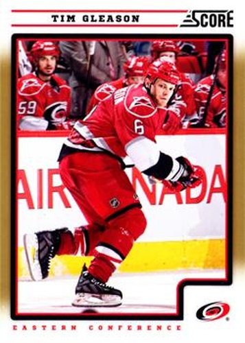 #103 Tim Gleason - Carolina Hurricanes - 2012-13 Score - Gold Rush Hockey
