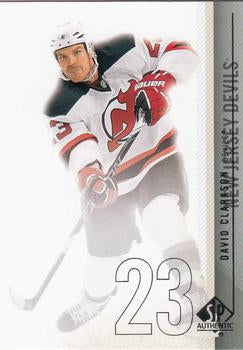 #103 David Clarkson - New Jersey Devils - 2010-11 SP Authentic Hockey